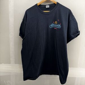 McDonald’s Crew T-Shirt Saweetie Black Adult 2XL Black Blue Pink! 🤡 🍔